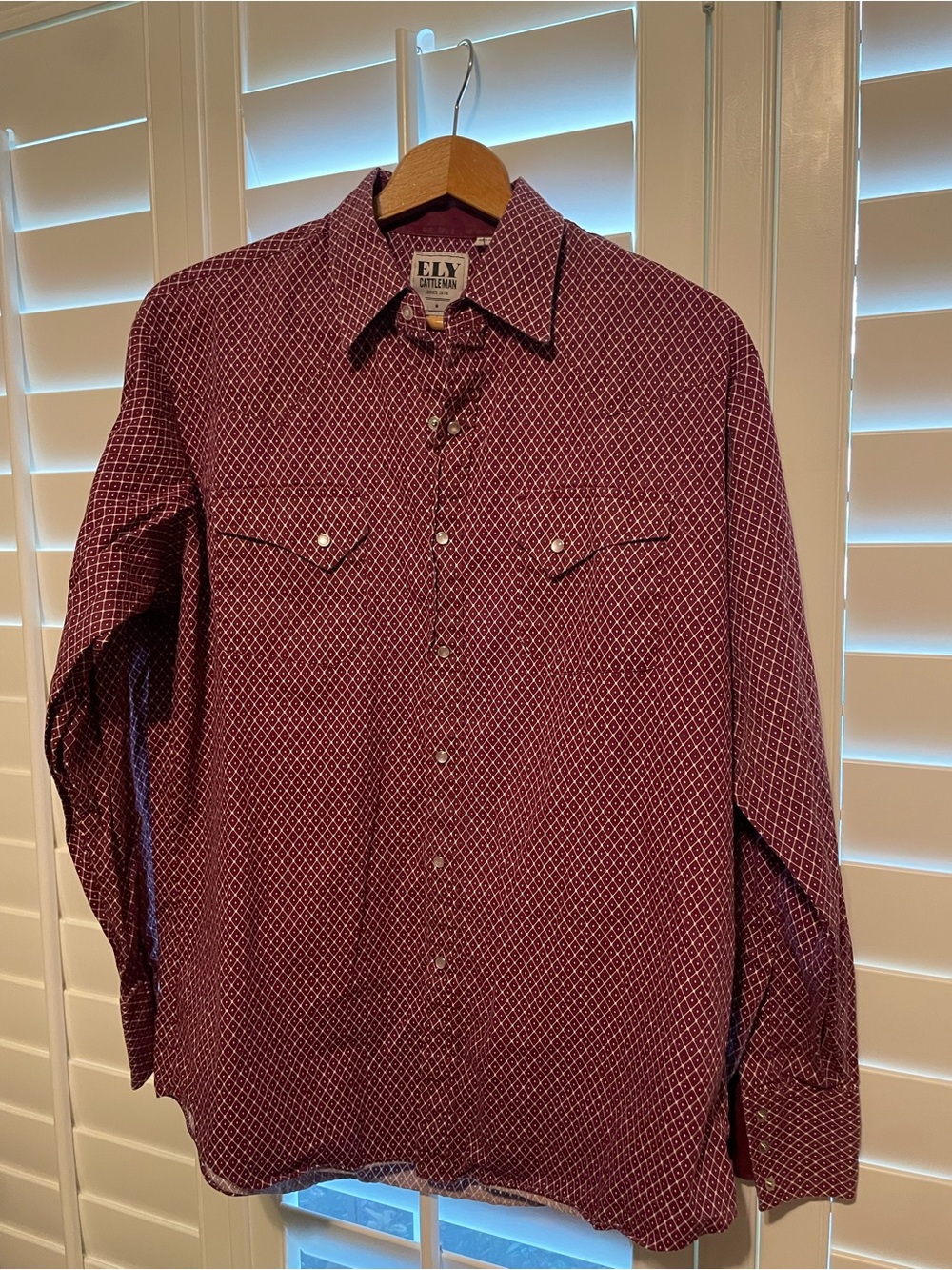 Ely Cattleman long sleeve, size L